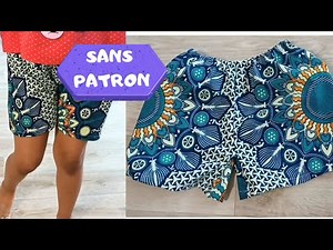 Coudre un short pour enfants en wax - tuto couture facile