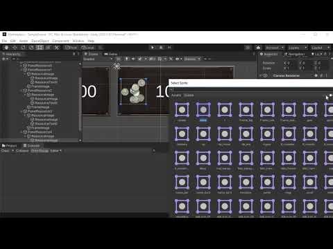 Unity C# simple marketplace tutorial. User interface part 2