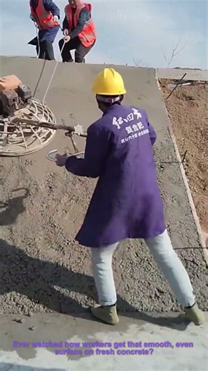 Concrete Finishing: How Workers Smooth Wet Concrete