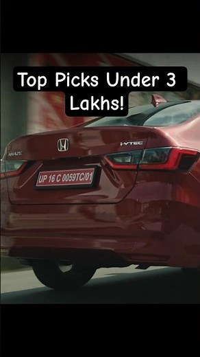 Best Used Cars Under ₹3 Lakh (Zero-Regret Picks for 2025!)