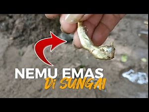 TAK TERDUGA NEMU EMAS DI SUNGAI DENGAN METAL DETECTOR
