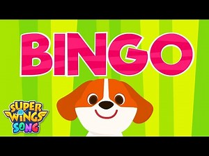 BINGO Song | Kids songs | Super wings Song | nursery rhymes