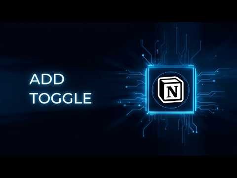 How to Add a Toggle in Notion