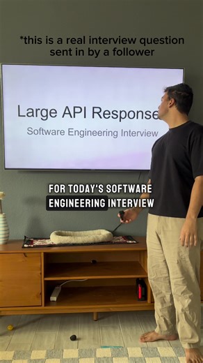 System Design Interview: Handle large API responses. Send me questions you’ve gotten on interviews and I will do my best to get through them. In this case, pagination, compression, streaming (not covered), and async S3 are good options. #coding #programming #systemdesign #interview