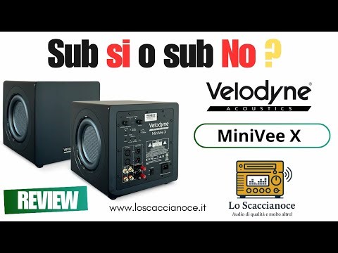 Velodyne MiniVee X – Sub sì o Sub no? Prova reale in impianto Hi-Fi