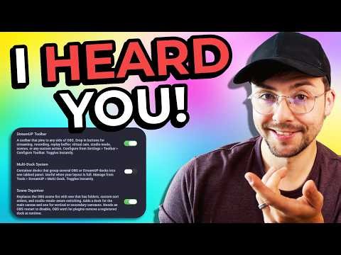 I Listened to Your Demands... StreamUP OBS Plugin v2.2.3