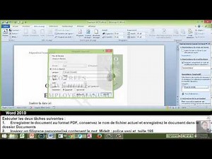 EXAMEN MOS Word 2010 EXP V 2 Correction