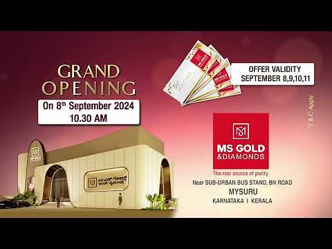 MS Gold and Diamonds Grand Opening in Mysuru | MS Gold and Diamonds