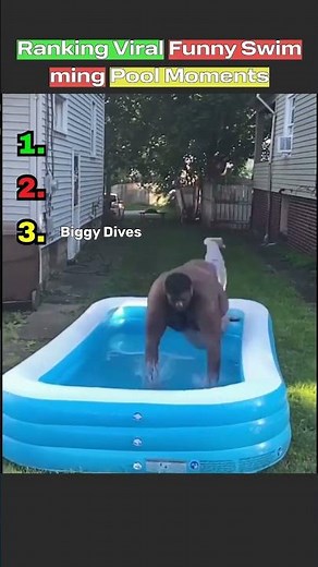 Ranking Viral Funny Swimming Pool Moments