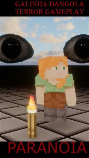 PARANOIA🧠💀 #minecraft #terrror #scary #viral #horror #macabre #shorts #megalophobia