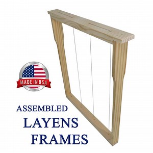 Layens Beehive Frames, Solid Wood Fully Assembled & Wired, Natural Beekeeping Deep Frames - Etsy