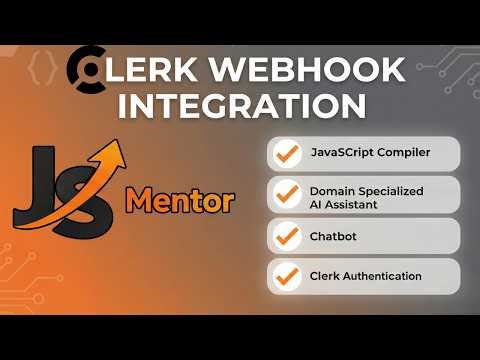 JS Mentor: Clerk Webhook Integration with Python + FastAPI Backend (Live Coding Demo)