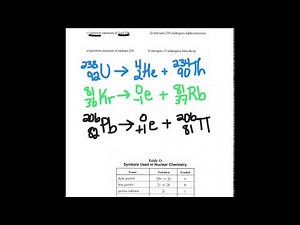 How to Write a Decay Reaction: Alpha Decay, Beta Decay, or Positron Emission