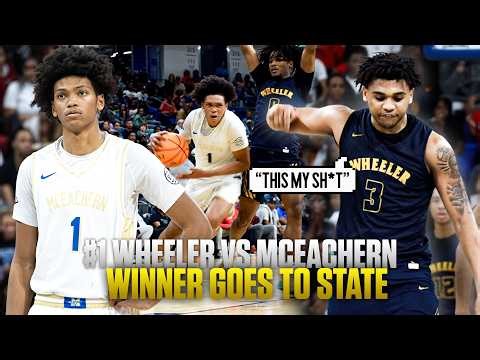 #1 Public School IN THE NATION Got TESTED In The FINAL FOUR! Wheeler vs McEachern GOT CHIPPY
