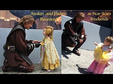 Anakin Skywalker and Padme Reunited at Star Wars Weekends