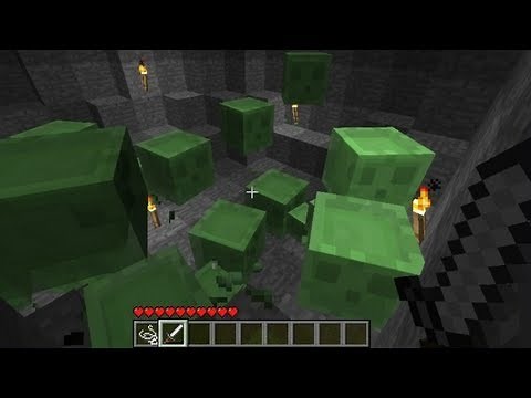 Minecraft : Slime farm tutorial [Xbox 360 and PC] | How to farm slimes for slimeballs.