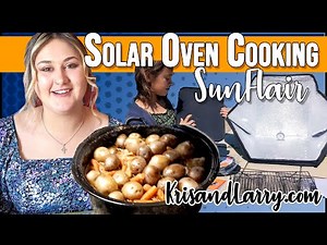 KrisandLarry - Solar Oven Cooking - Pork and Potatoes