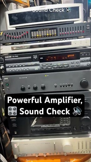Ritchie Street Sound Check 🔊 NAD + Sansui + Tascam Audio Setup | HiFi Test #richiestreet #audio