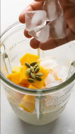 Creamy Mango Milkshake Recipe 🥭#Shorts || Thick & Cafe Style Mango Shake at Home