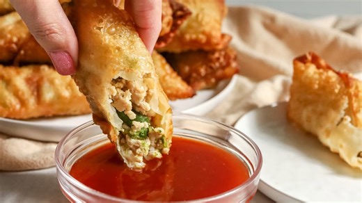 Our chicken egg rolls are the crispy appetizer your party needs
