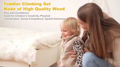 Amazon.com: wanwojow Pikler Triangle Climbing Set - Montessori Climbing Set 10 in 1 - Wood Climbing Gym for Toddlers - Foldable Indoor Jungle Gyms Wooden Climber Toys Set for 1+ Years Toddlers Baby Kids(Rainbow) : Toys & Games