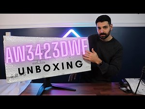 AW3423DWF Unboxing and First Look