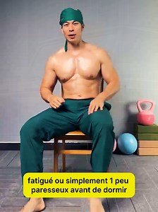 Le meilleur exercice sur chaise avant de dormir | Workout Before Sleep