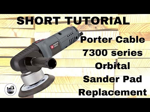 Porter Cable 7335 Pad Replacement Tutorial: How to Replace a Pad on a Porter Cable 7335