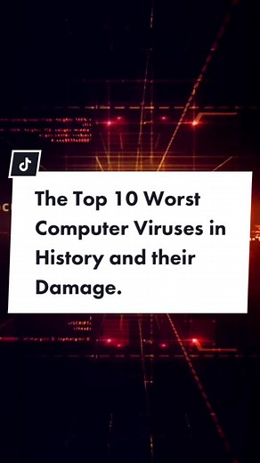 The Top 10 Worst Computer Viruses in History and their Damage. #TheFastVPN #vpn #dataprivacy #computervirus #trivia #fyp