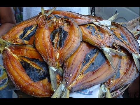 dried fish the traditional methods as drying, smoking and salting
