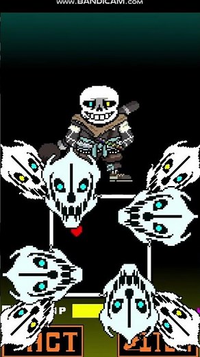 旅の終着点だ [Undertale au]アンダーテールau BH! Ink sans Fight #undertaleau #inksans #easiest #short