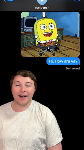 Daniel Fratello on Instagram: "Texting Random Numbers!📱😂: SPONGEBOB IS NORMAL!!!🤣💬 #comedy #prank #text #viral"