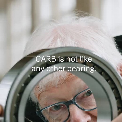 CARB is less sensitive than other bearings. It is excellent in managing heavy loads and misalignment without increased stress levels, maintaining low friction. It also offers cost reductions based on reduced failure rate and wear, and lower friction and energy consumption. Learn more here: https://bit.ly/4b9gH4W #SKF #innovation #meettheinventor | SKF