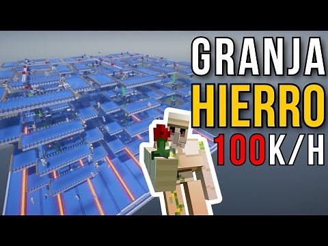La Granja de Hierro más EFICIENTE de Minecraft 1.21.X | 100K/H Items | MINECRAFT TUTORIAL