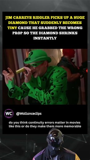 Jim Carrey Riddler Continuity Mistake | Batman Movie Hidden Details