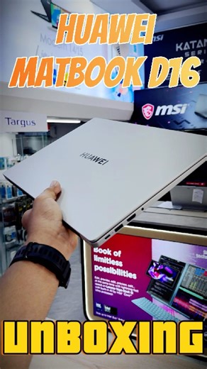 MateBook D16 Unboxing 😍 | So Clean​ #MateBookD16#HuaweiMateBook#LaptopUnboxing#techshorts