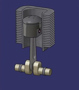 CATIA V5 Single Cylinder engine