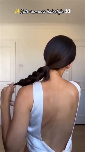 #cute summer hairstyle 👀✨#youtube #braidal #hairstyle #new #hairhack #trend # viral