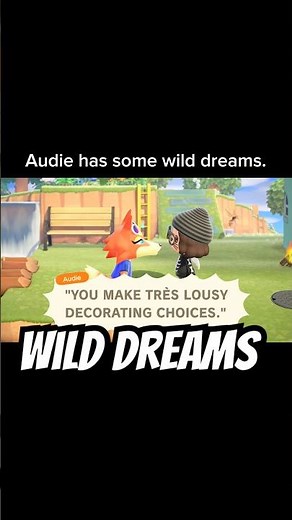 Villagers have wild dreams in Animal Crossing #acnh