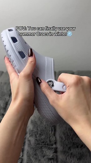 12K views | How to get your Crocs ready for winter ❄️ | Cozysocksco | Facebook