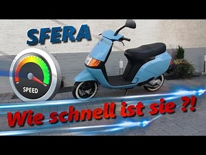 Wie schnell ist die Piaggio Sfera? ☄️😲