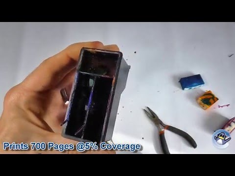Inside HP 61/301 Instant Ink Colour Ink Cartridge