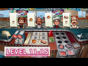 Cooking fever | Level 11-15 | gameplay | Kkworld