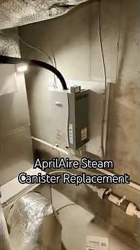 AprilAire Steam Canister Replacement #diy #humidifier #maintenance #hvaclife #shortvideo