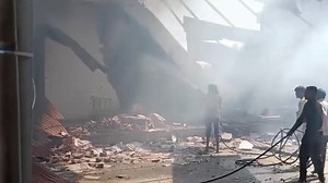 17 killed in massive fire after blast at firecracker factory in Gujarat