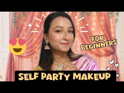 Wedding Guest Makeup Tutorial 🥰 ll Self Party Makeup look for Beginners