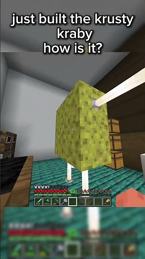 just built the krusty krab #minecraft #minecraftrealistic #minecrafthumor