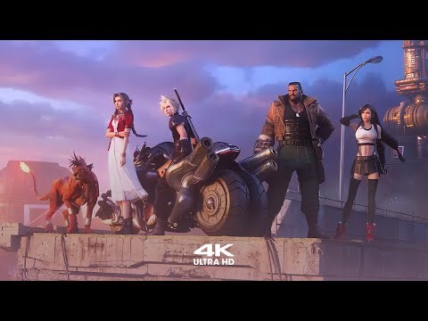 Final Fantasy VII Remake – Cloud, Tifa, Aerith & Team | Epic 4K Screensaver Live Wallpaper