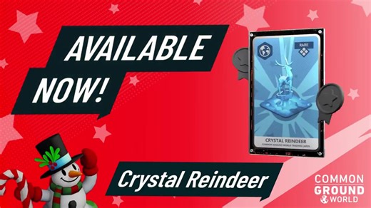 A mystical creature has appeared in CGW! 👀 The Crystal Reindeer #NFT is a rare sight to behold and is now available for you to add to your town! Grab one here▶️ https://gogames.gala.com/uge8K | Gala Games