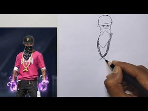 free fire Hip Hop bundle drawing / Hip Hop bundle drawing easy